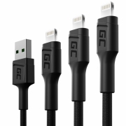 Zestaw 3x Kabel GC Ray USB - Lightning (30,120,200cm)