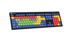 Klawiatura PC Logickeyboard Pedagogy Learning Keyboard do nauki dla dzieci z lampką LigicLight (typ: US, NERO) LKB-LBHS-BJPU-US