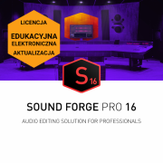 SOUND FORGE Pro 16 (licencja edukacyjna, aktualizacja)