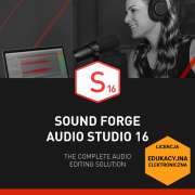 Sound Forge Audio Studio 17 PL (licencja elektroniczna, edukacyjna)