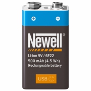 Akumulator Newell Li-ion 9V USB-C 500 mAh