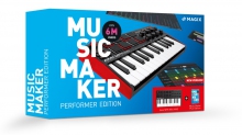 MAGIX Music Maker 2023 Performer Edition (Music Maker 2022 Plus Edition + Akai MPK Mini Mk3, wersja pudełkowa, licencja komercyjna)