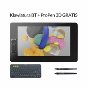 Tablet graficzny LCD Wacom Cintiq Pro 24 4K DTK-2420 + Pro Pen 3D + Logitech K380