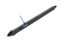 Przycisk boczny do piórka KP-501E  (Grip Pen do tabletów: Intuos4, Intuos5, Cintiq, Intuos Pro)