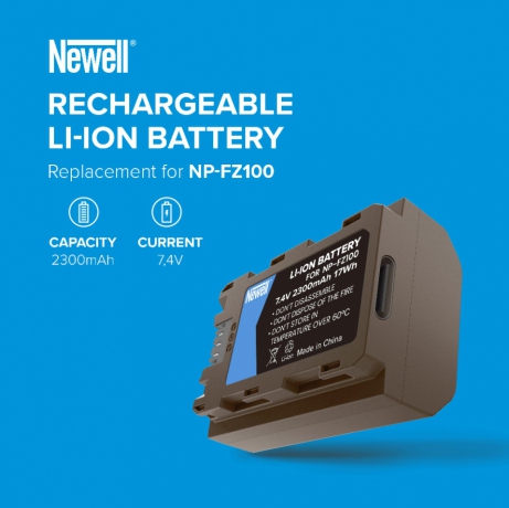 Akumulator Newell zamiennik USB-C NP-FZ100 do Sony