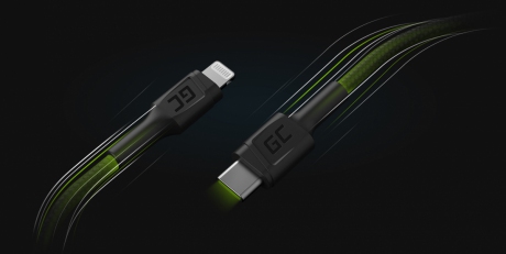 Kabel USB typ C - Apple Lightning Green Cell (1m)