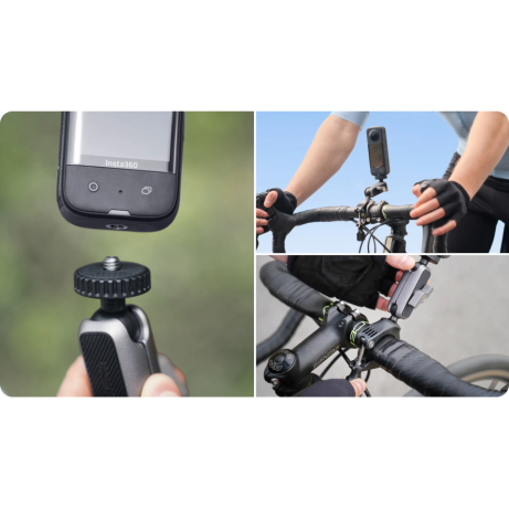 Zestaw akcesoriów rowerowych Insta360 Bike Bundle na kierownicę + szelki