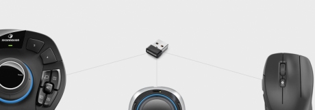 Uniwersalny odbiornik USB 3DConnexion (3DX-700069)
