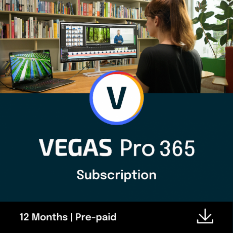VEGAS Pro 365 (komercyjna subskrypcja na 12 miesięcy)