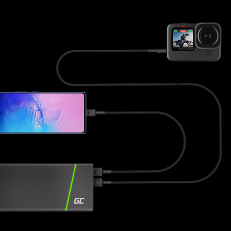 Kabel Green Cell GC PowerStream USB-USB-C (1,2m, GC UltraCharge, QC3)