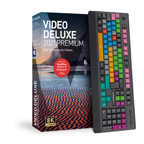 MAGIX Video Deluxe Control (Video Deluxe Premium + Klawiatura)