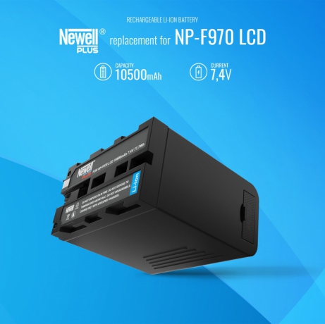 Akumulator Newell Plus zamiennik NP-F970 LCD do Sony